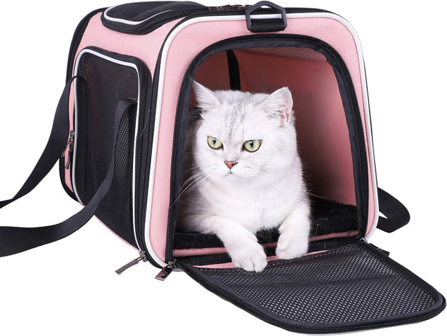 Soft Pet Carrier for Medium Cats and Small Dogs