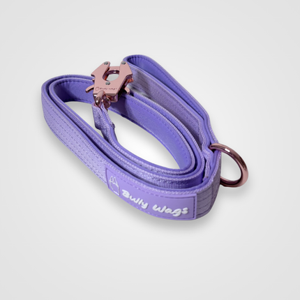 Bully Wags Tactical Heavy-Duty Dog Leash - Lilac