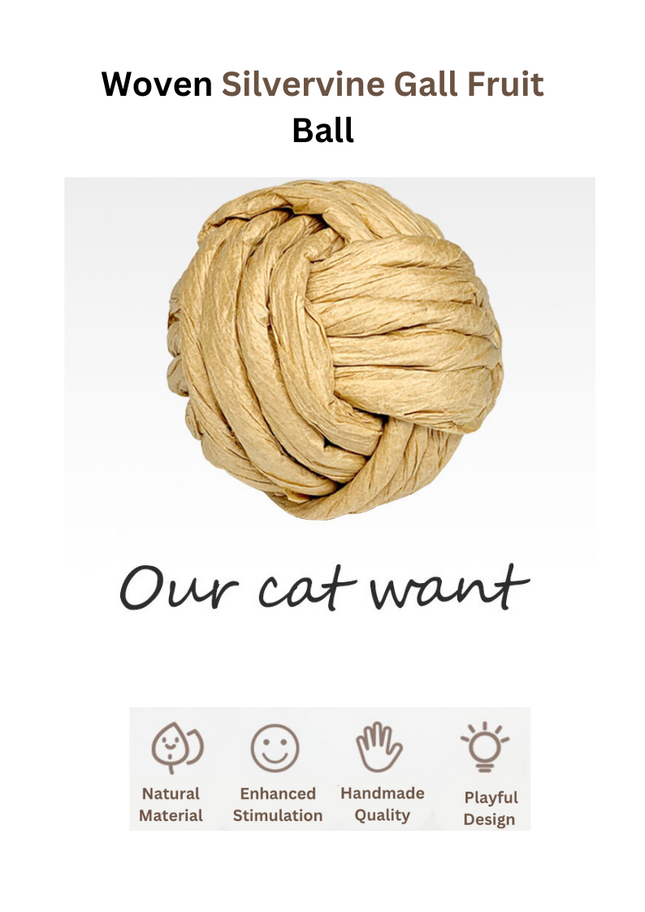 Woven Silvervine Gall Fruit Ball