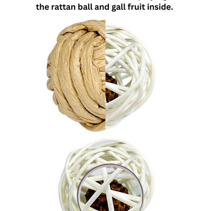 Woven Silvervine Gall Fruit Ball