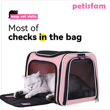 Soft Pet Carrier for Medium Cats and Small Dogs