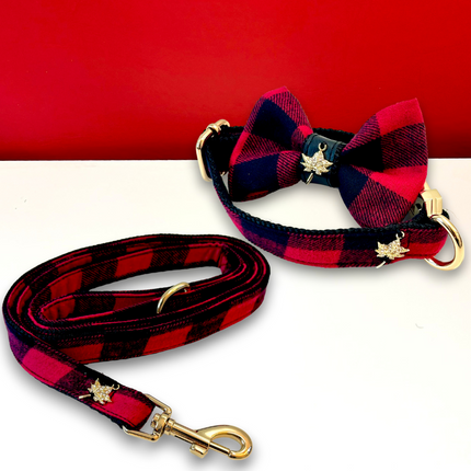 Puccissimé Pet Couture One-Click Dog Harness - Canada Buffalo Plaid