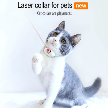 Smart Laser Cat Collar – Interactive Toy for Active Play