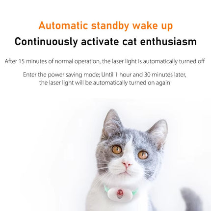 Smart Laser Cat Collar – Interactive Toy for Active Play