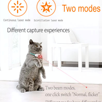 Smart Laser Cat Collar – Interactive Toy for Active Play