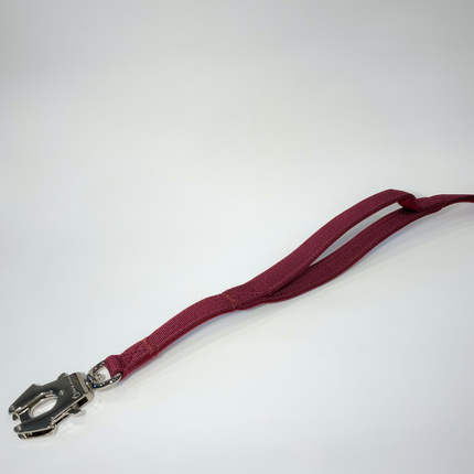 Bully Wags Tactical Heavy-Duty Dog Leash - Cherry Wine