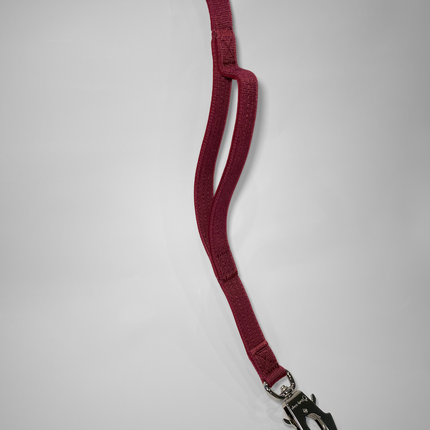 Bully Wags Tactical Heavy-Duty Dog Leash - Cherry Wine