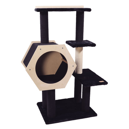 Hexagon House - 4-Level Cat Tree