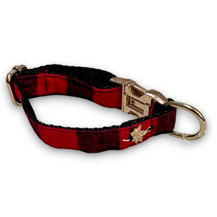 Puccissimé Pet Couture One-Click Dog Harness - Canada Buffalo Plaid