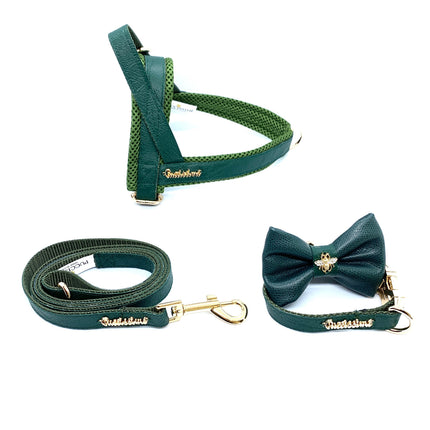 Puccissimé Pet Couture One-Click Dog Harness - Jade