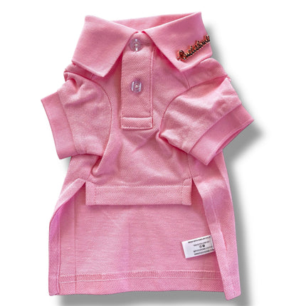 Puccissimé Pet Couture Pink Cotton Dog Shirt