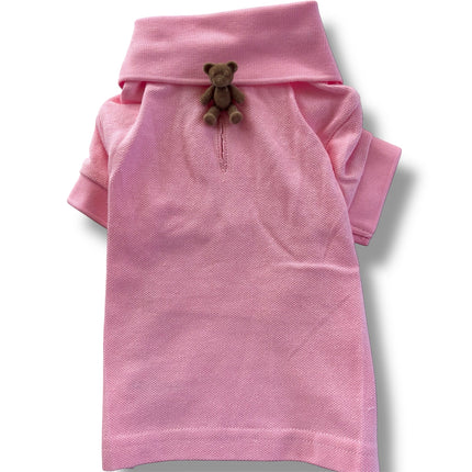 Puccissimé Pet Couture Pink Cotton Dog Shirt