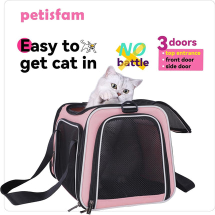 Soft Pet Carrier for Medium Cats and Small Dogs