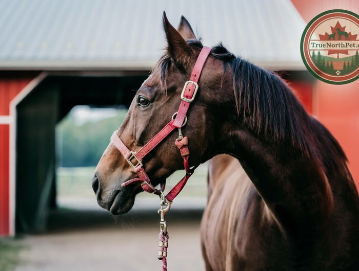 Horse Hero Slide with TrueNorthPet.ca Logo