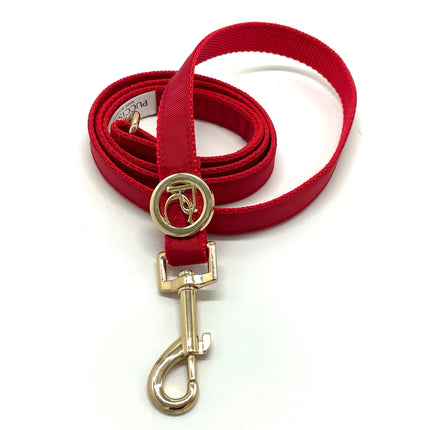 Puccissimé Pet Couture Red Waterproof Insulated Dog Rain Jacket